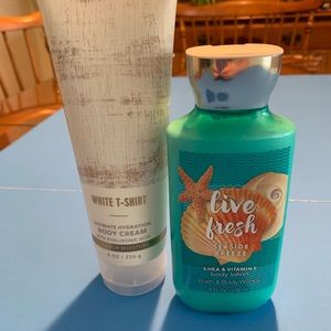 Bath and Body Works Body Lotion (buy both for 10.00)